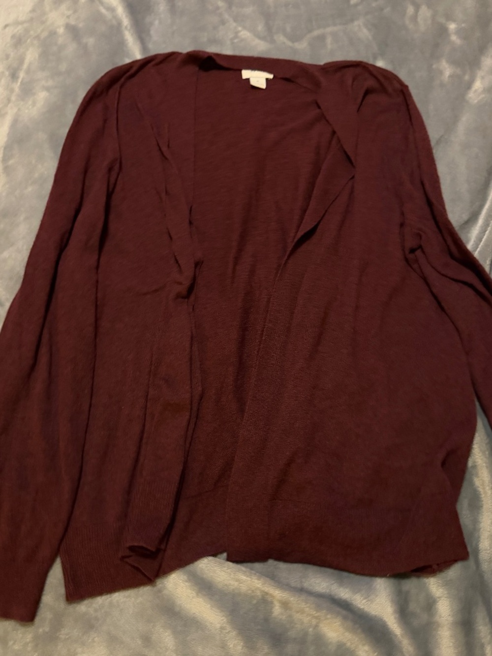 Old Navy Women's XL Burgundy Open Front Cardigan Sweater